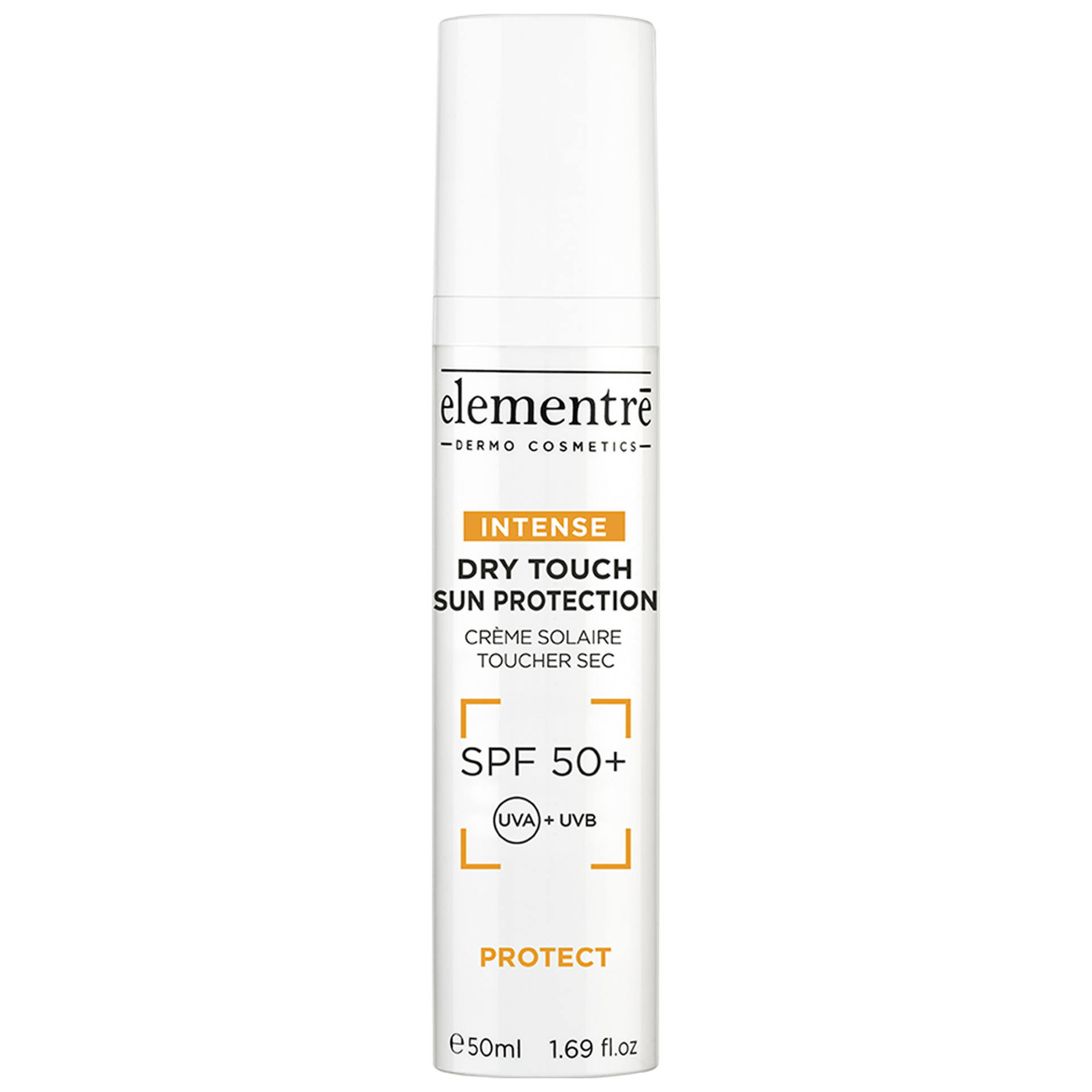Protecție solară SPF50+ la atingere uscată 50 ml - elementrē