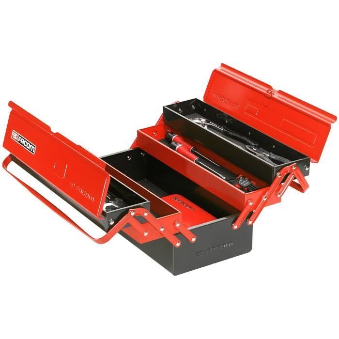 Caja de herramientas metálica - FACOM - BT.11GPB - 5 compartimentos