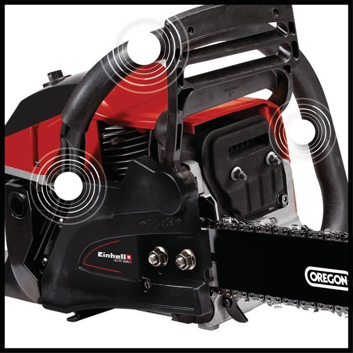 Einhell GC-PC 2040 I benzinekettingzaag (2,0 kW, 2-taktmotor, zaagblad 40 cm). Geleverd met mengfles.