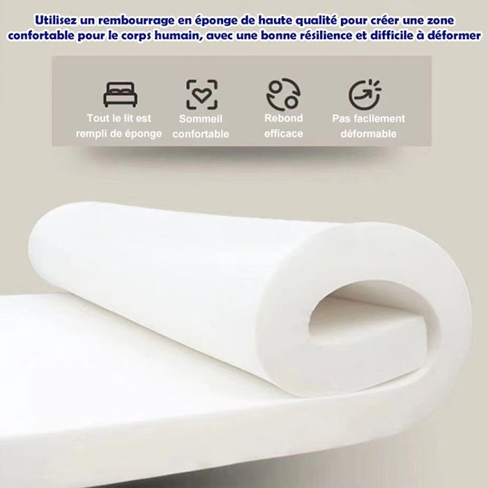 KITYTETY - Colchón para bebé 60x120CM Grosor 11CM - Núcleo perforado y antibacteriano - 2 lados ultratranspirables