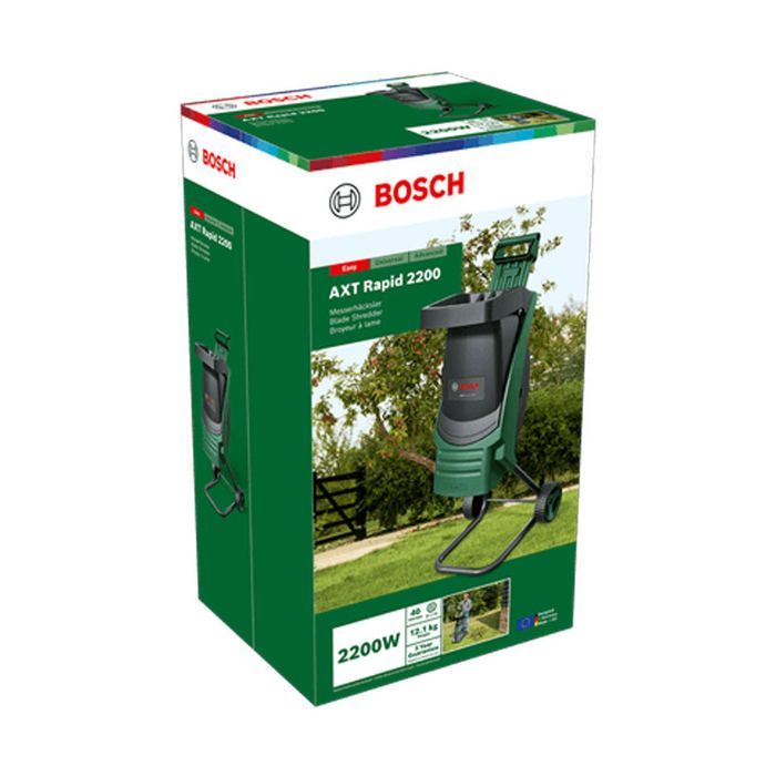 Broyeur de Vegetaux  - AXT RAPID 2200 - branches jusqu'à 40 mm, filaire 2200W