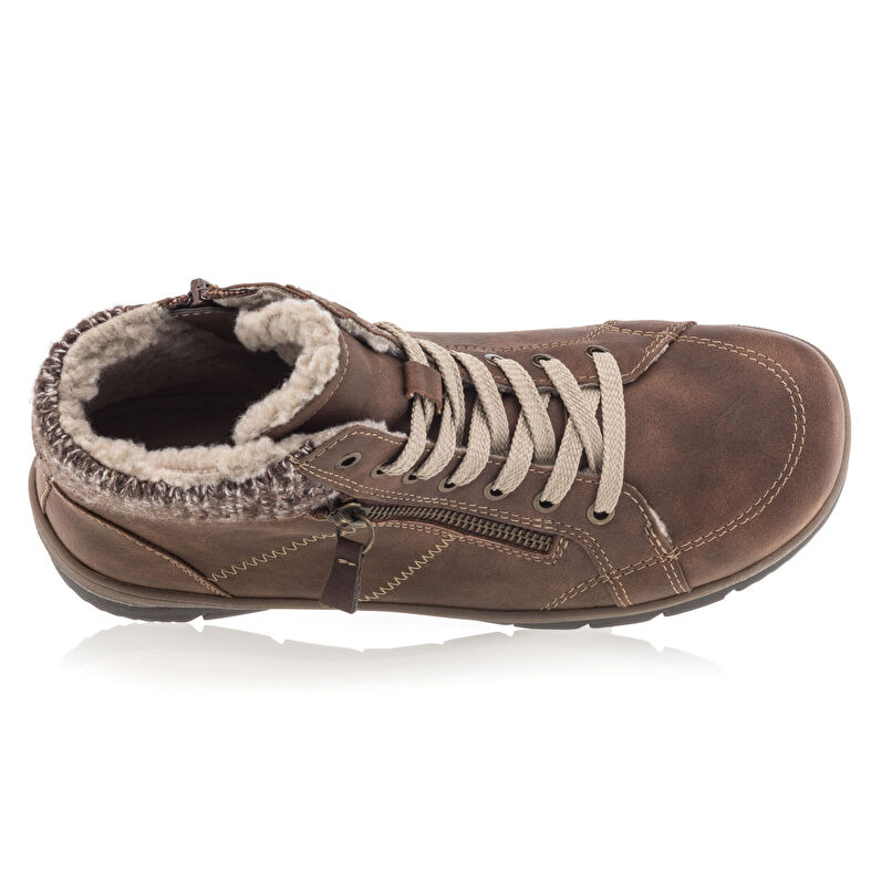 Zapatillas deportivas para mujer color marrón