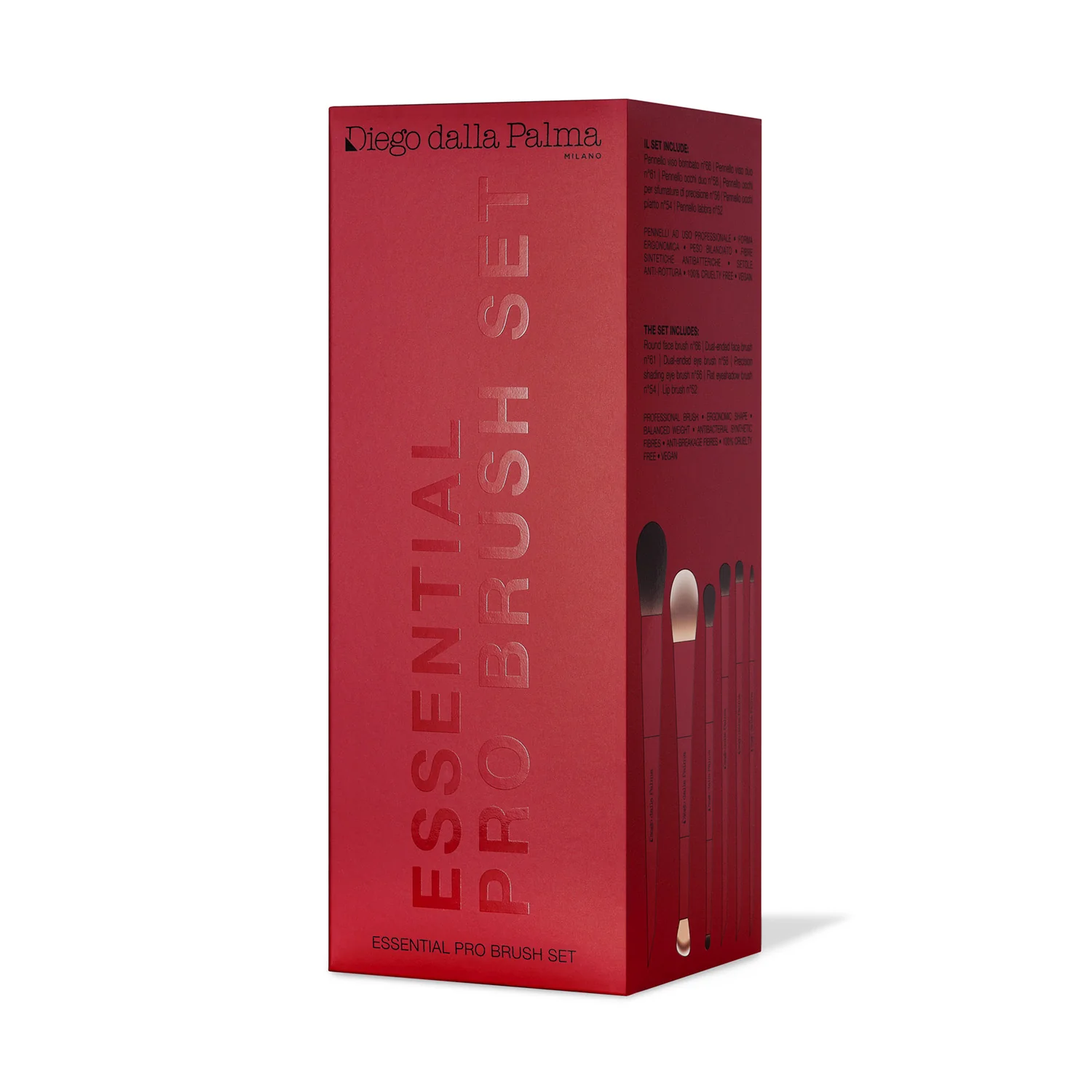 Accessori Essential Pro Brush Set - Set Pennelli Professionali Viso E Occhi - Pennelli, Pennello Make-Up