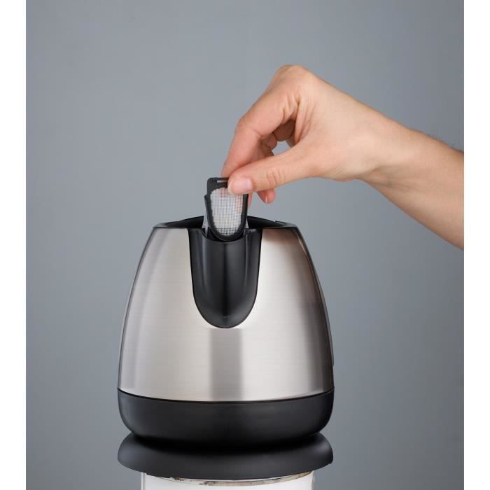 Hervidor eléctrico TEFAL, 0,8 L, 2200 W, base giratoria, fácil apertura, luz indicadora, apagado automático BI812510