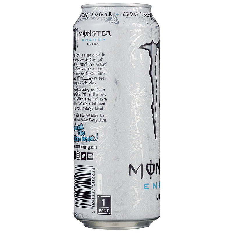 Monster Monster 500 ml energidrik Ultra White