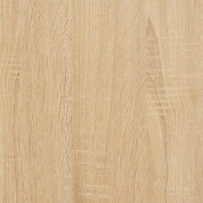 Marrón 200 x 200 cm - Cama de madera - Estable y duradera - Estructura de cama - Colchón no incluido - Roble Sonoma 200x200 cm 001_186734