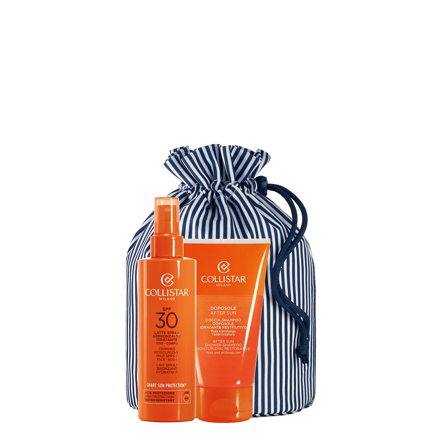 Abbronzatura Cofanetto Latte Spray Abbronzante Idratante SPF30 - Cofanetto Solare, Coffret Solare, Latte solare corpo alta prot., Spray solare corpo alta prot.