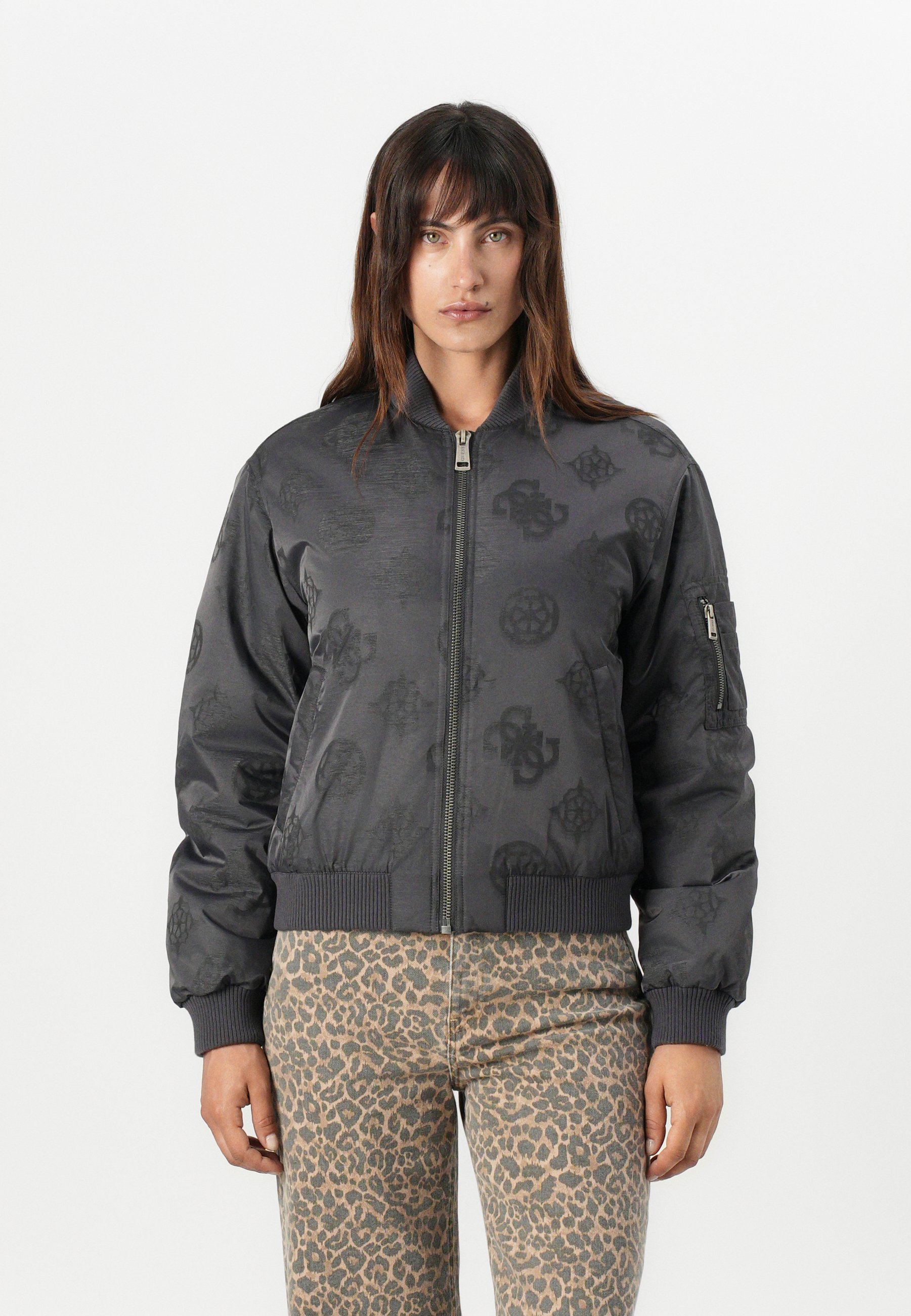 PHILOMENE LOGO - Bomber bunda - black/multi