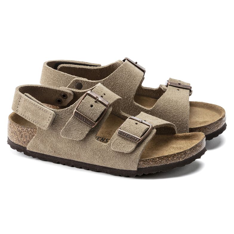 Milano HL Suede Kids Pelle scamosciata - Taupe Taupe