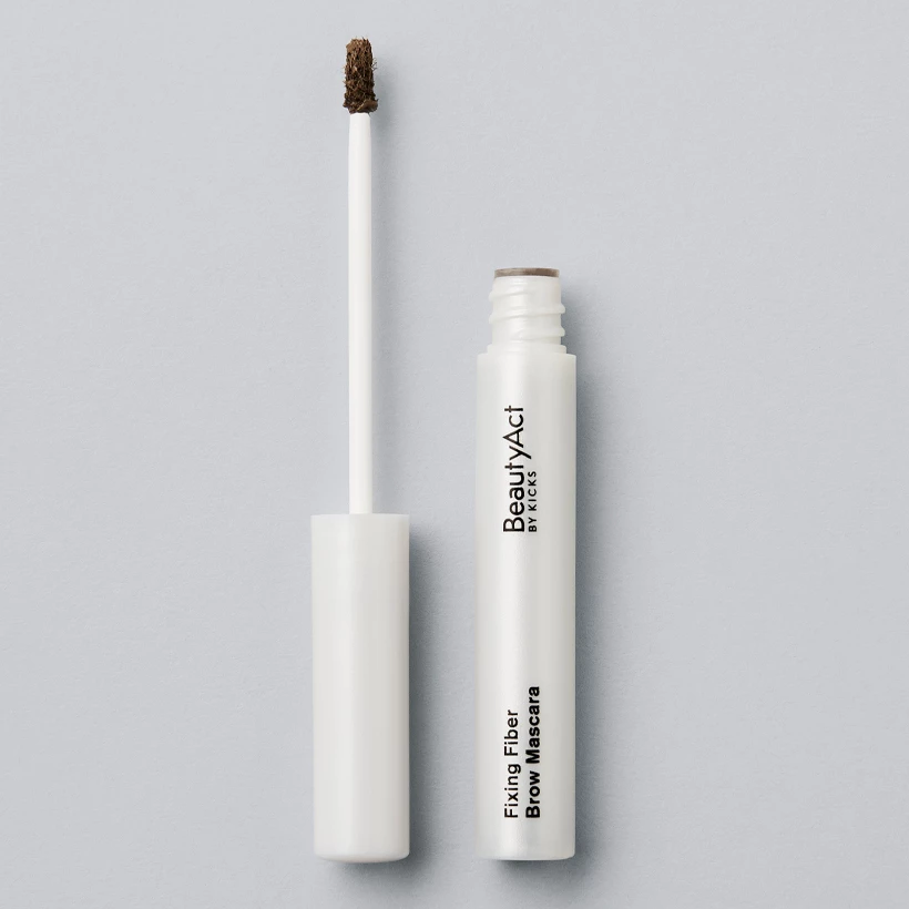 Fixing Fiber Brow Maskara za obrve, mekano smeđa - BeautyAct