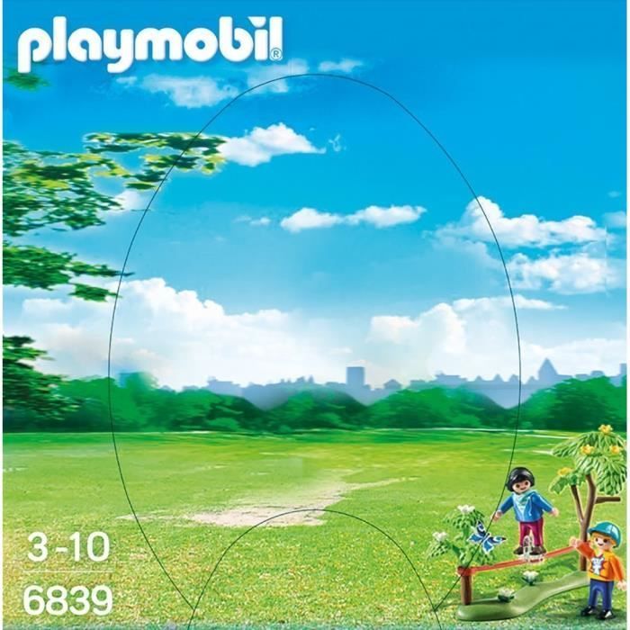 PLAYMOBIL - 6839 - Uovo di Pasqua - Bambini in equilibrio - Divertimento in famiglia - La casa moderna