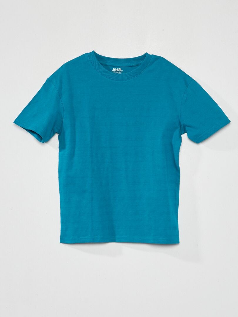 Camiseta de punto estampada - VERDE