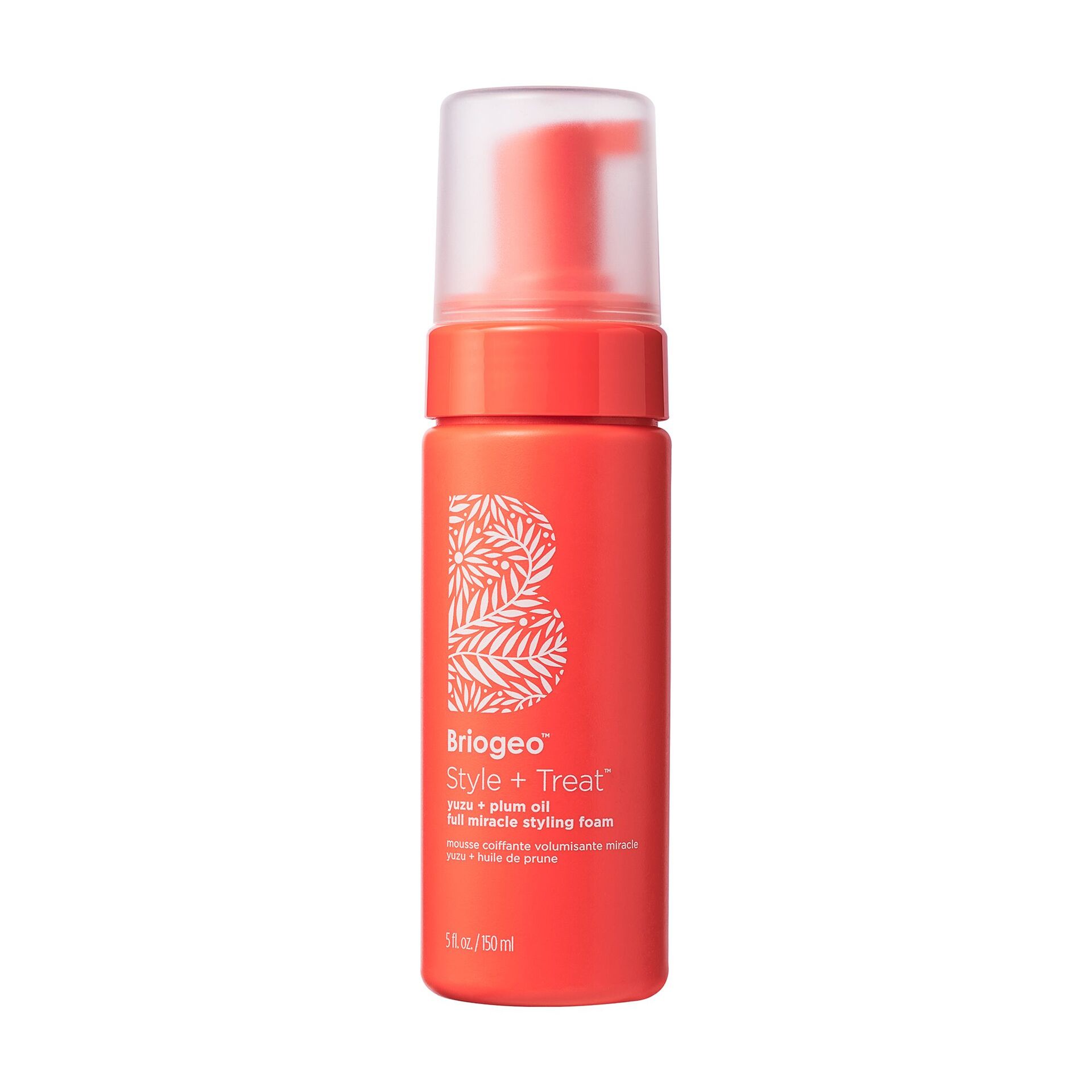 Spumă de coafat Full Miracle cu ulei de Yuzu și prune Style + Treat 150 ml - Briogeo