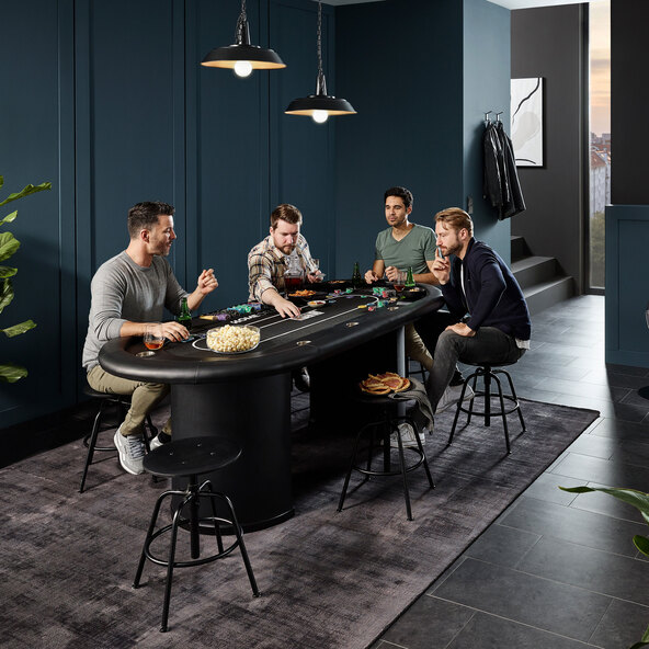 LED-pokertafel FULL HOUSE