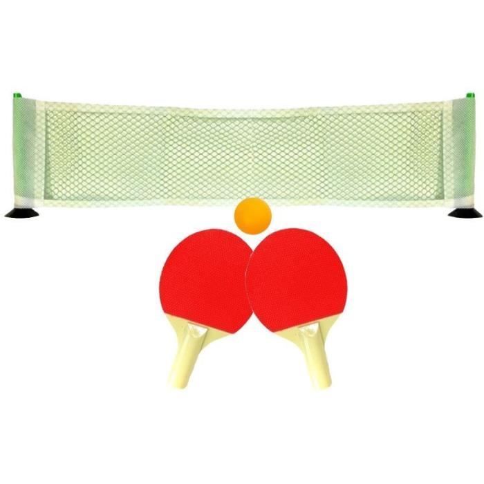 Conjunto de Mini Tênis de Mesa - QUADRA ESPACIAL - 2 mini raquetes + 1 bola