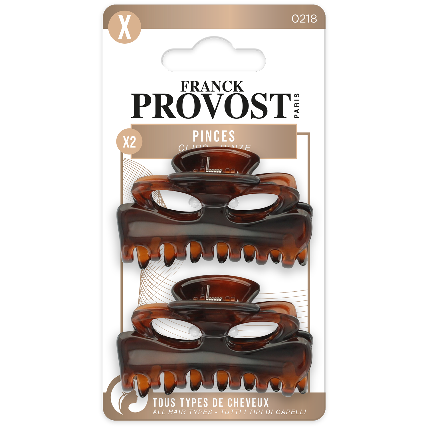 Franck Provost čisticí prostředky na vlasy 2 ks