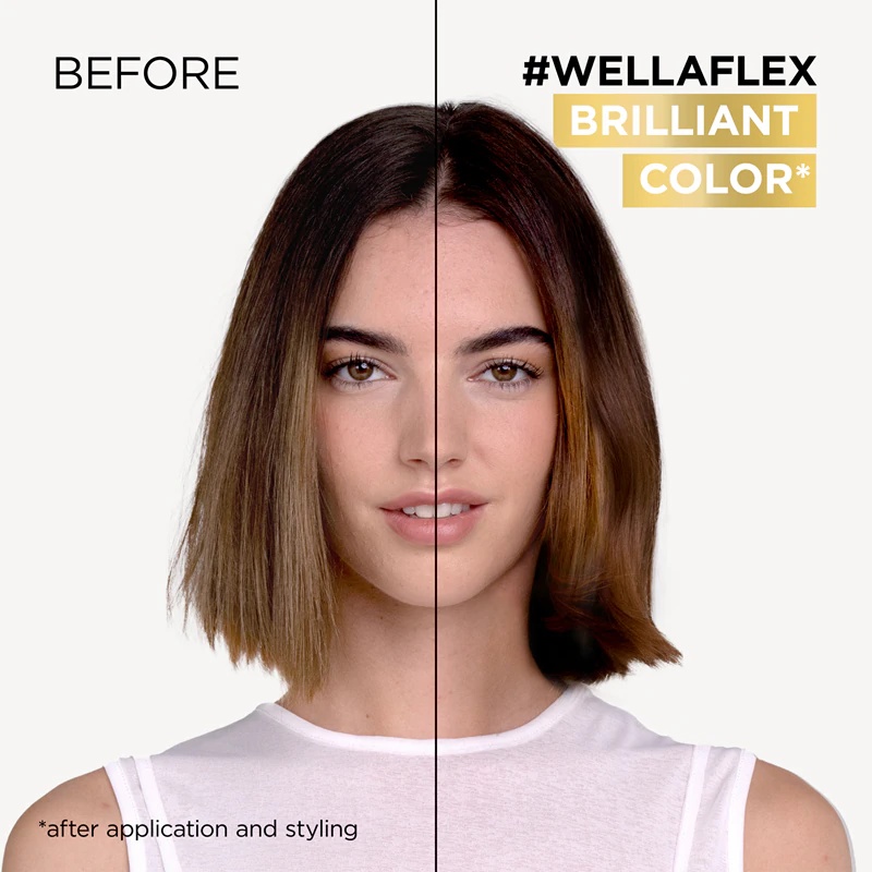 Lak za lase Wella Wellaflex Brilliant Color s srednjo fiksacijo za barvane lase