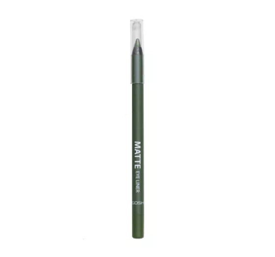 Gosh Matte Eye Liner wodoodporna matowa kredka do oczu 018 Olive Green 1,2 g
