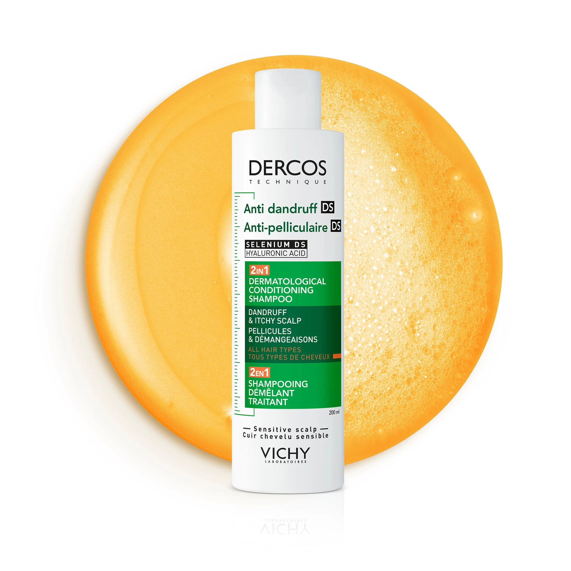 Dercos Technique Korpásodás Elleni 2 az 1-ben – sampon + balzsam 200 ml - Vichy