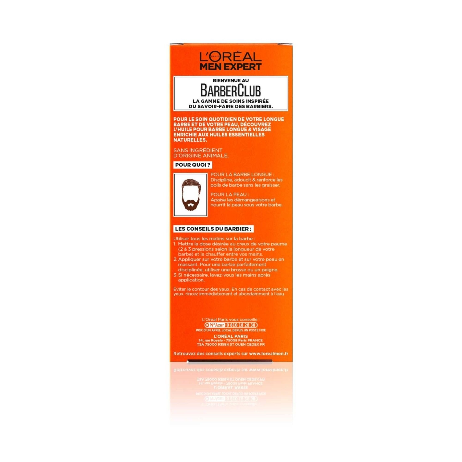 L´Oréal Men Expert Expert Barber Club Huile Barbe Longue et Visage -