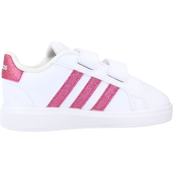Basket Adidas 125432 Blanc - ADIDAS - Fille - Synthétique - Enfant - Lacets