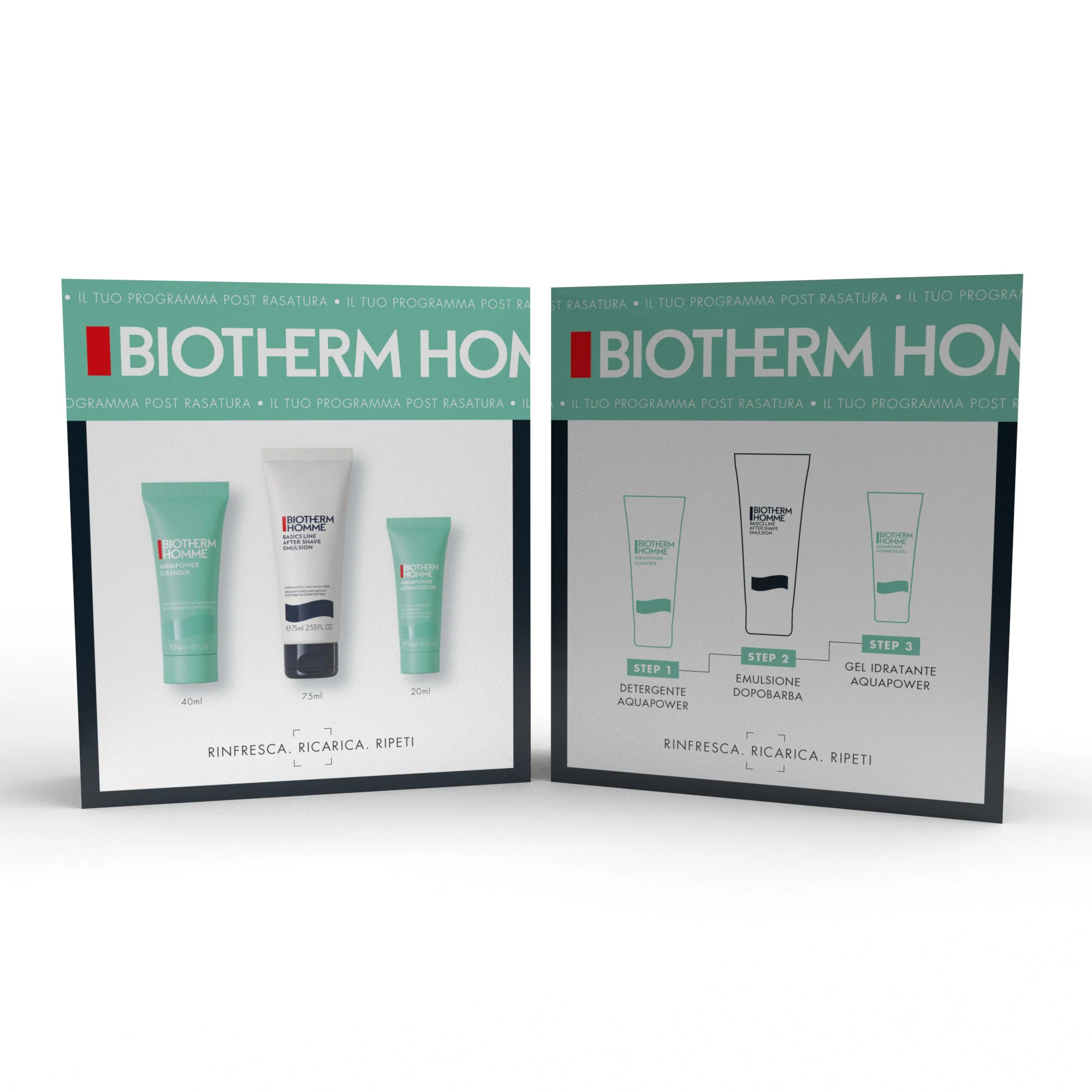 Biotherm Homme Cofanetto Baume Apaisant - Cofanetto Idratante, Cofanetto Rasatura, Balsamo Dopobarba