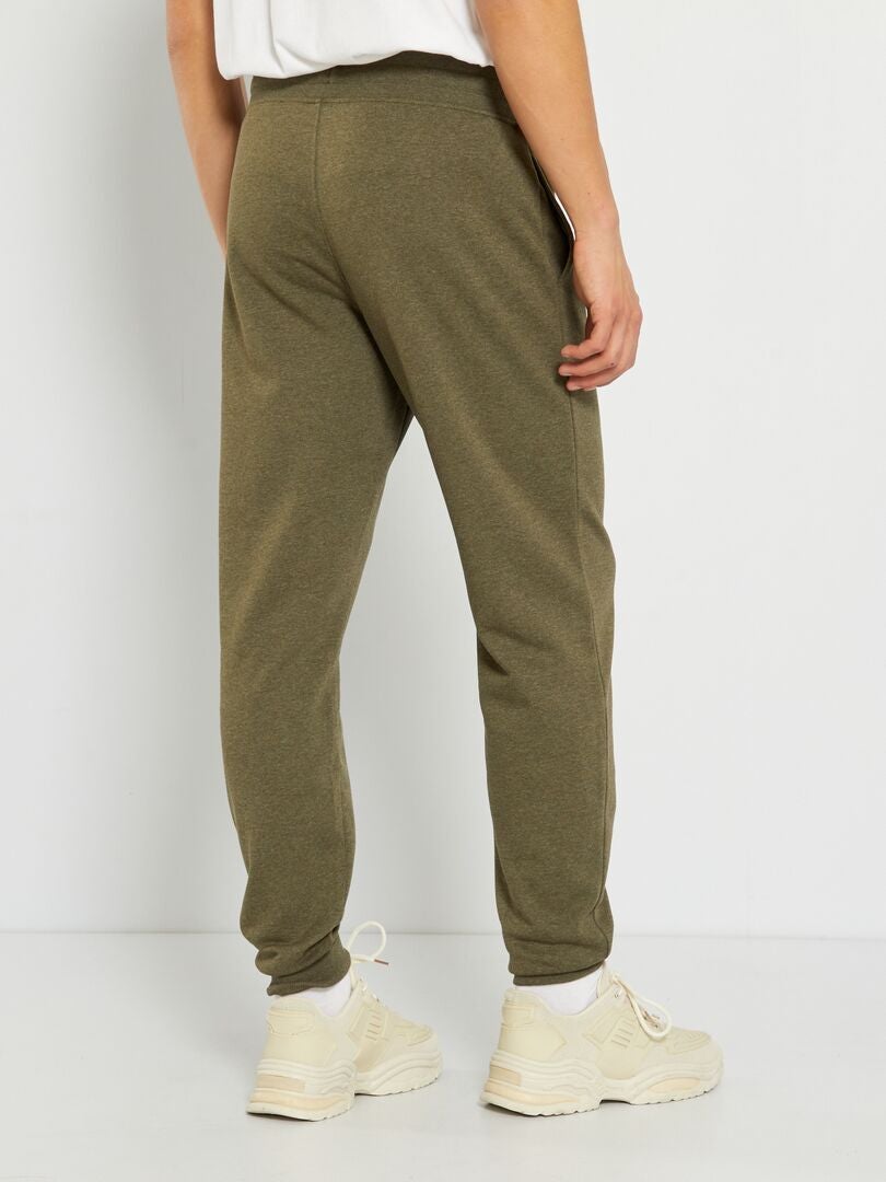 Spodnie dresowe z polaru - khaki