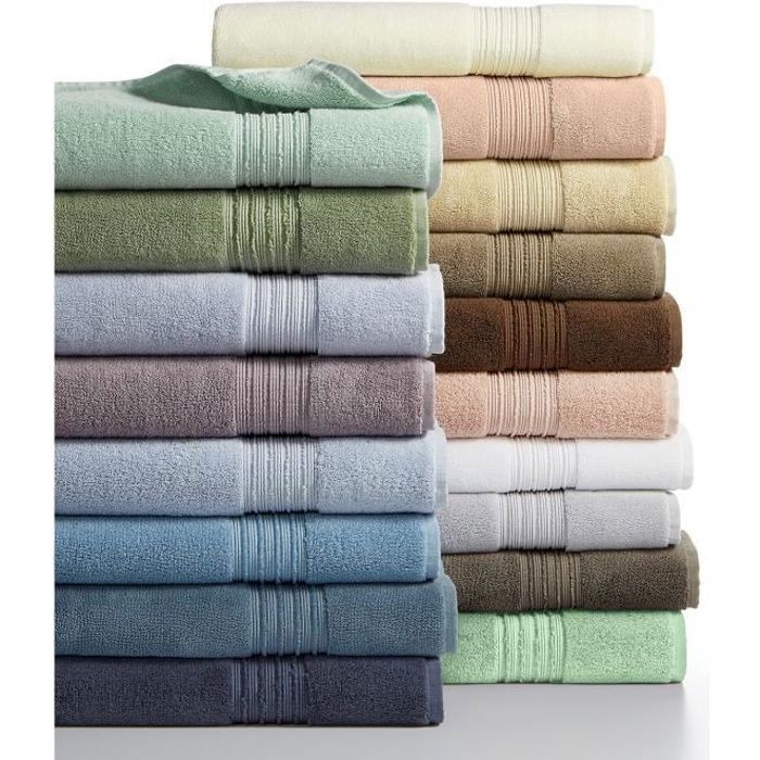 Draps de Bain - Hôtel Spa - Zéro Twist - 100% Coton - 65x110 cm à 70x140 cm - 400 gr/m²
