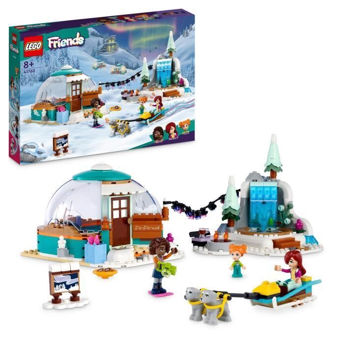 LEGO® Friends 41760 Igloo de vacaciones - Juguetes de invierno con perros de trineo - Unisex - A partir de 8 años