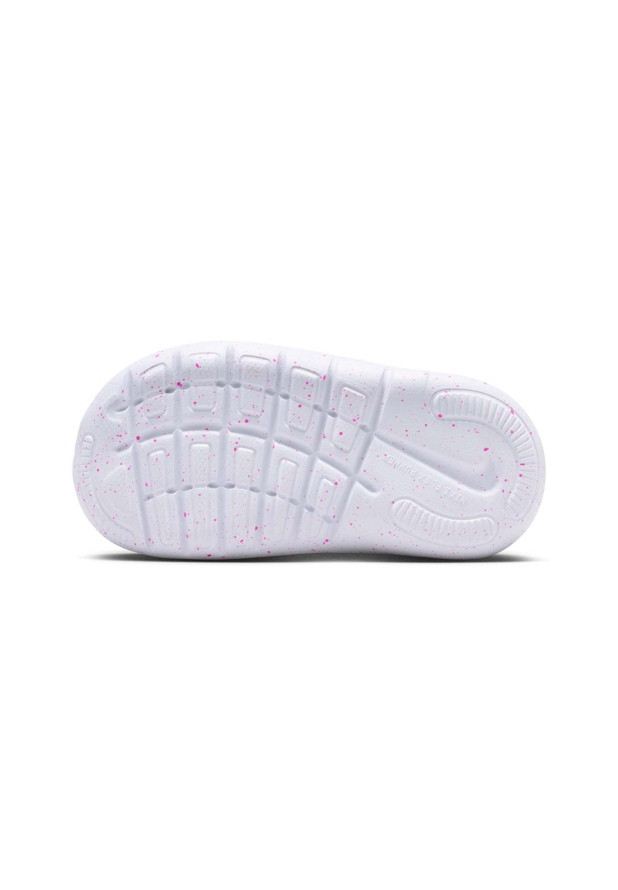 Nike Performance FLEX RUNNER 4 UNISEX - Hardloopschoenen voor op de weg - laser fuchsia/zwart/wit