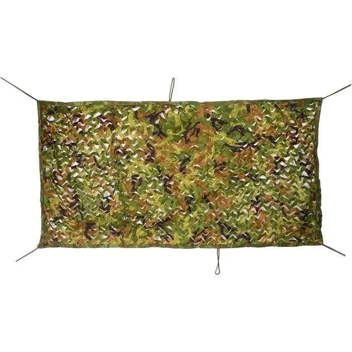 Malla de camuflaje - LITREVE - 4x5 m - Poliéster Oxford 150D - Ligera - Decorativa