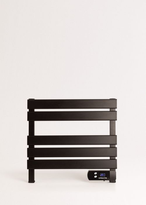 Porte-serviette électrique - Create - WARM TOWEL MINI - 150W - Basse consommation - Aluminium