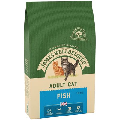 10 kg James Wellbeloved droogvoer voor katten + natvoer met kalkoen - 15% korting!*