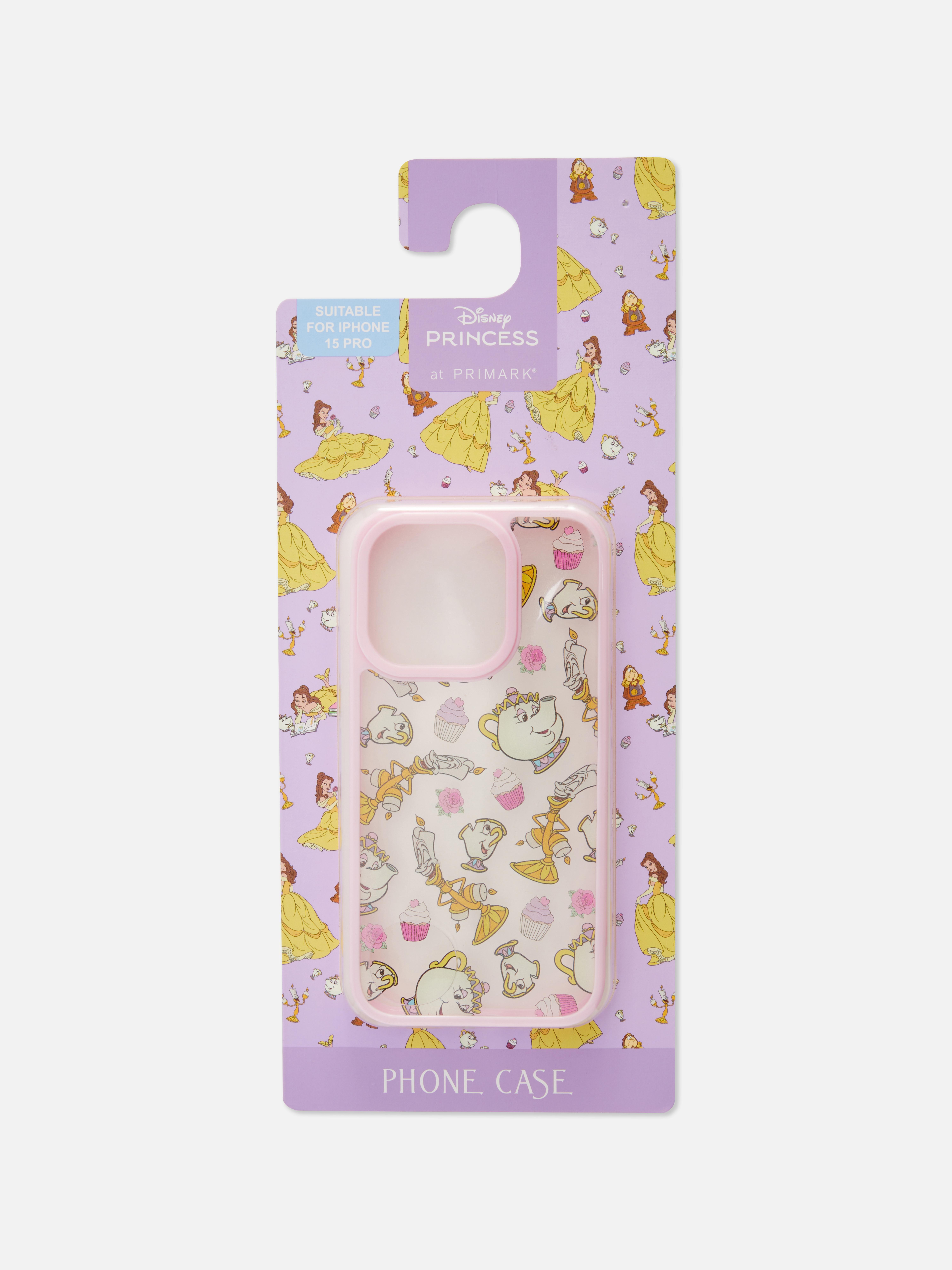 Disney „Gražuolė ir pabaisa“ telefono pakabukas Belle. „Belle“ telefono pakabukas su spalvingais karoliukais.