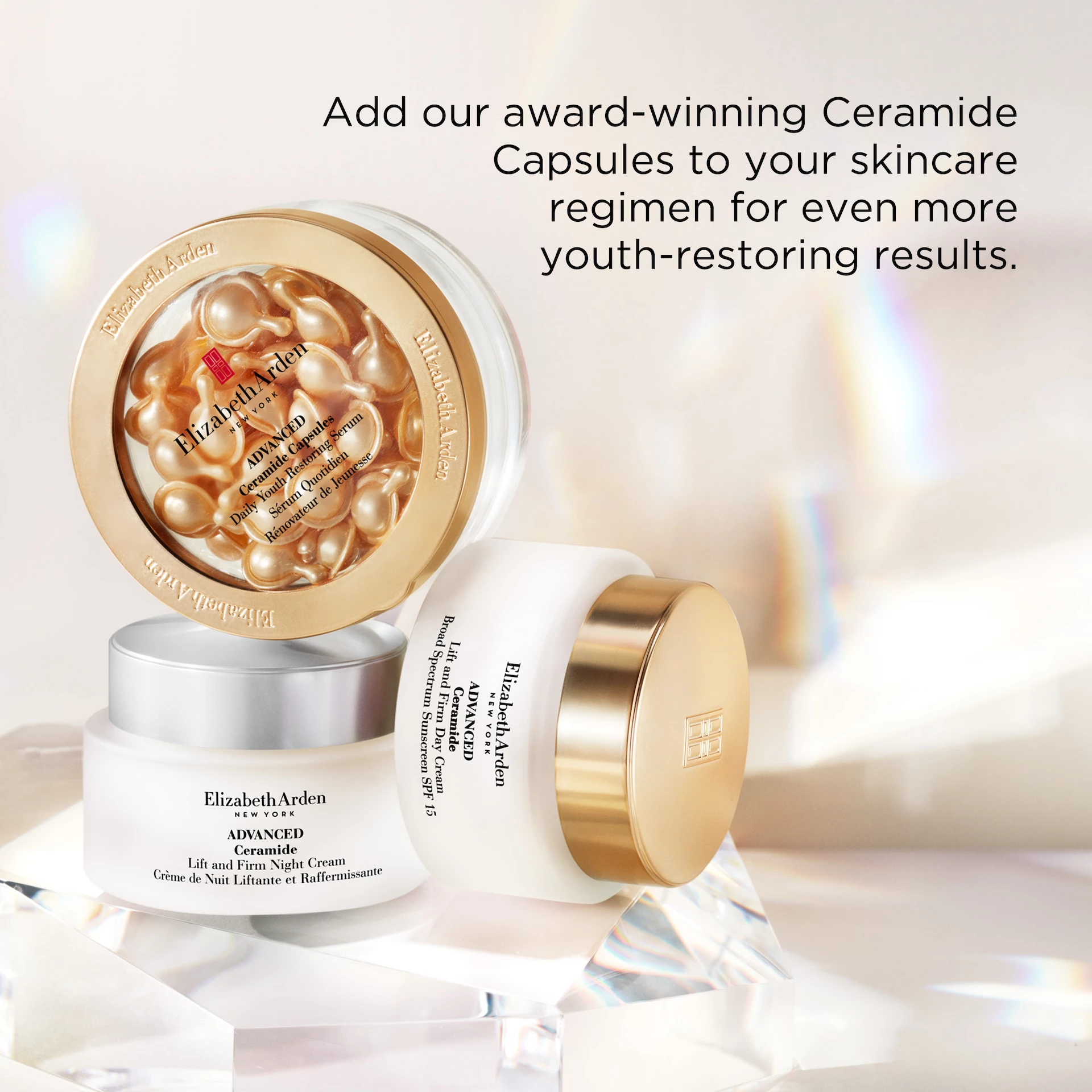 Cremă de noapte cu ceramide Lift & Firm 50 ml - Elizabeth Arden