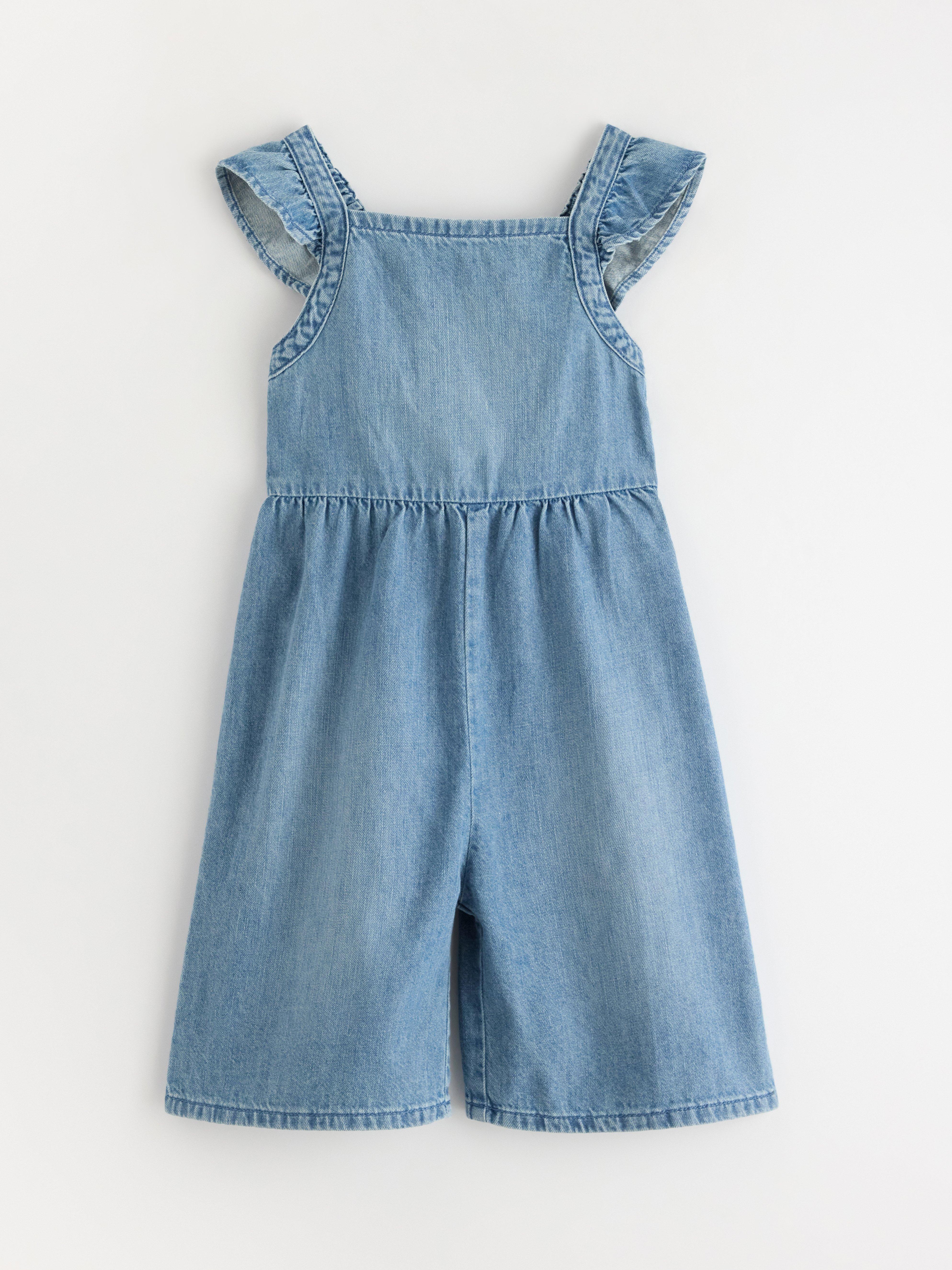Macacão jeans azul