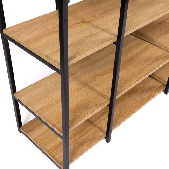 IDMARKET Dressing modulable XXL L. 150 cm DETROIT design industriel