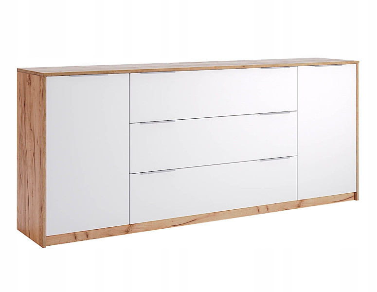 Nowoczesna Duża Komoda Wysoki Połysk Salon 200cm