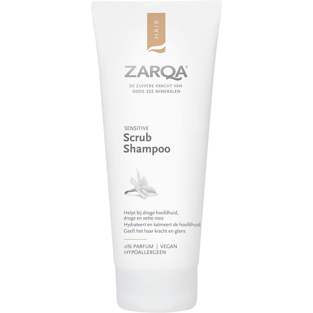Shampoing exfoliant pour peaux sensibles ZARQA - 200 ml
