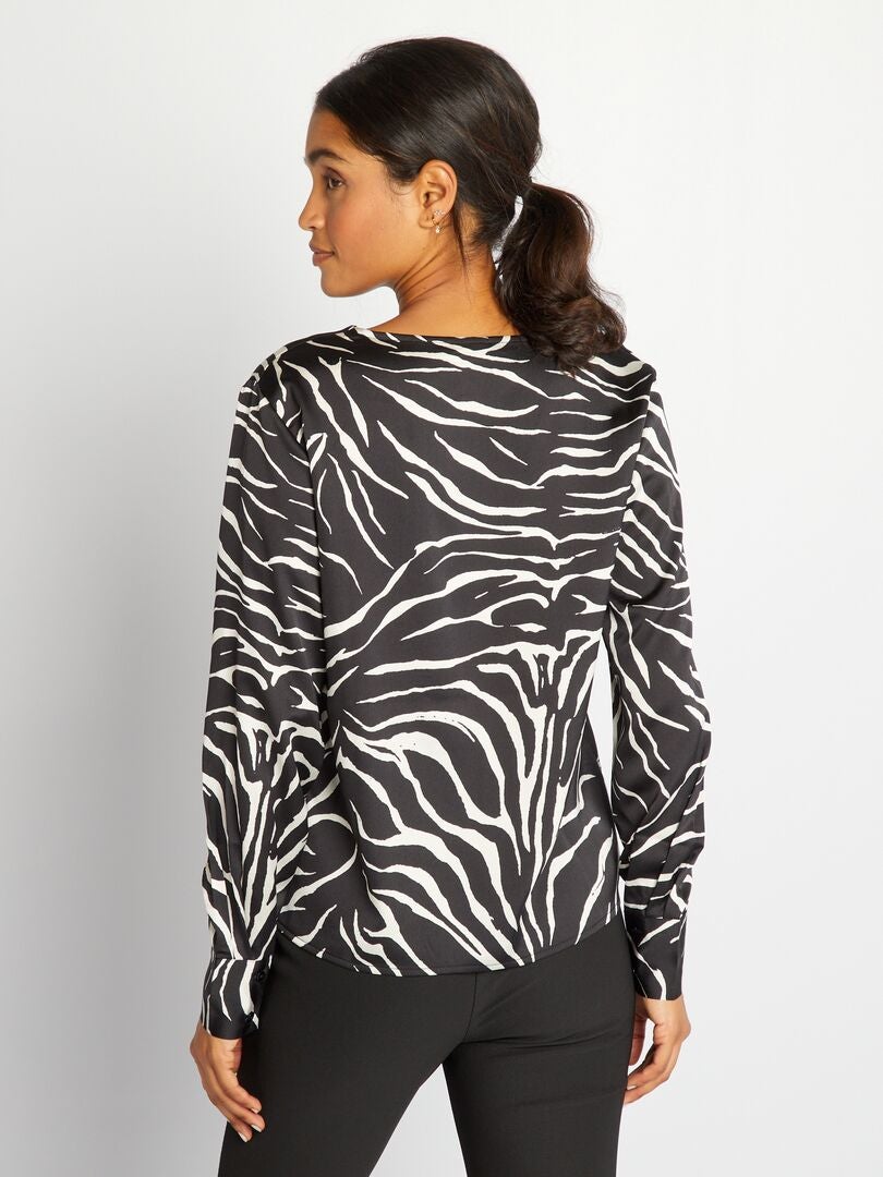 Blusa 'JDY' con estampado de cebra