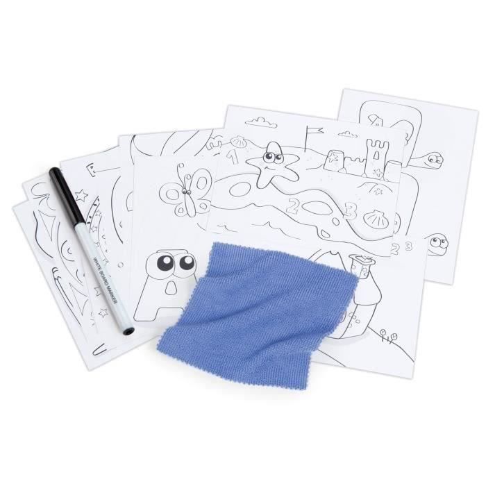 Smoby - Pupitre Magique - 12 Accessoires Inclus - Dès 2 Ans
