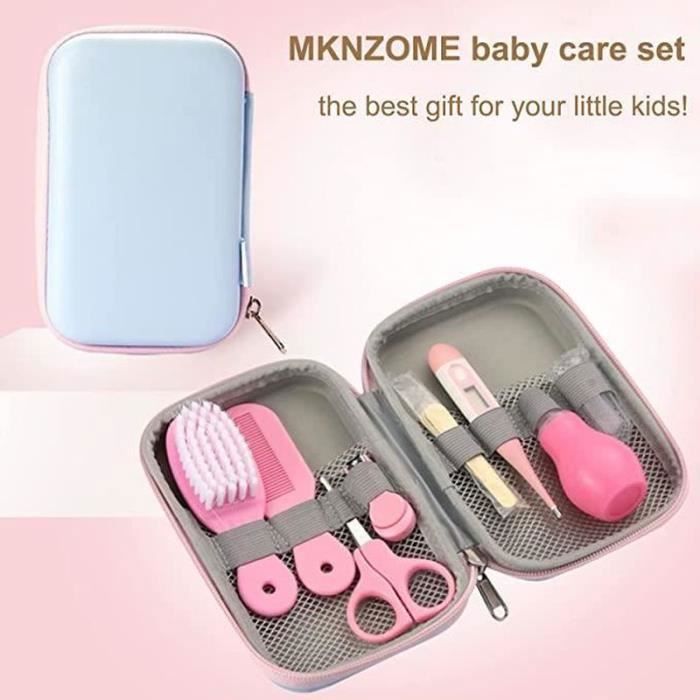 Kit de aseo profesional para bebé de 8 piezas, set de cuidado para recién nacidos, etiqueta