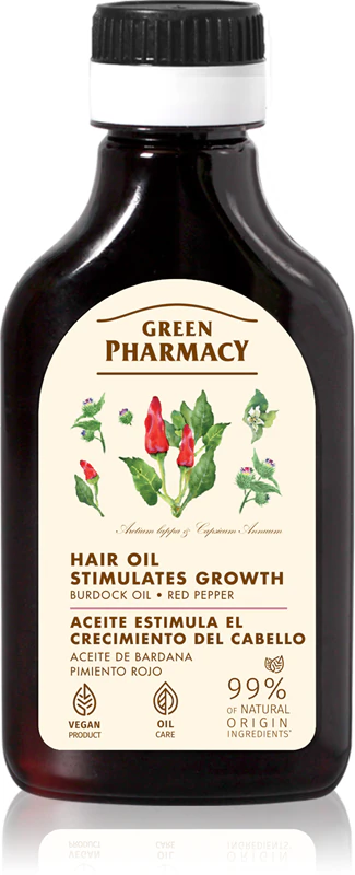 Groene Apotheek Rode Pepers Kliswortelolie Haargroeistimulerende kliswortelolie