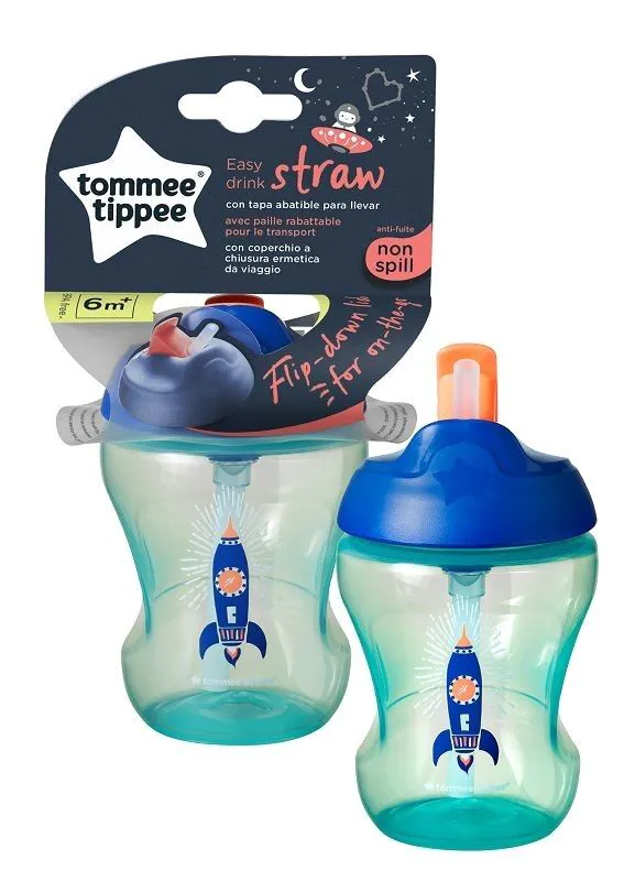 Tommee Tippee Kubek Treningowy ze Słomką 6M+ Boy