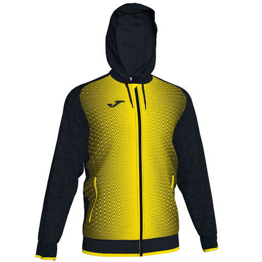  Chaqueta Con Capucha Joma Supernova Negro Amarillo