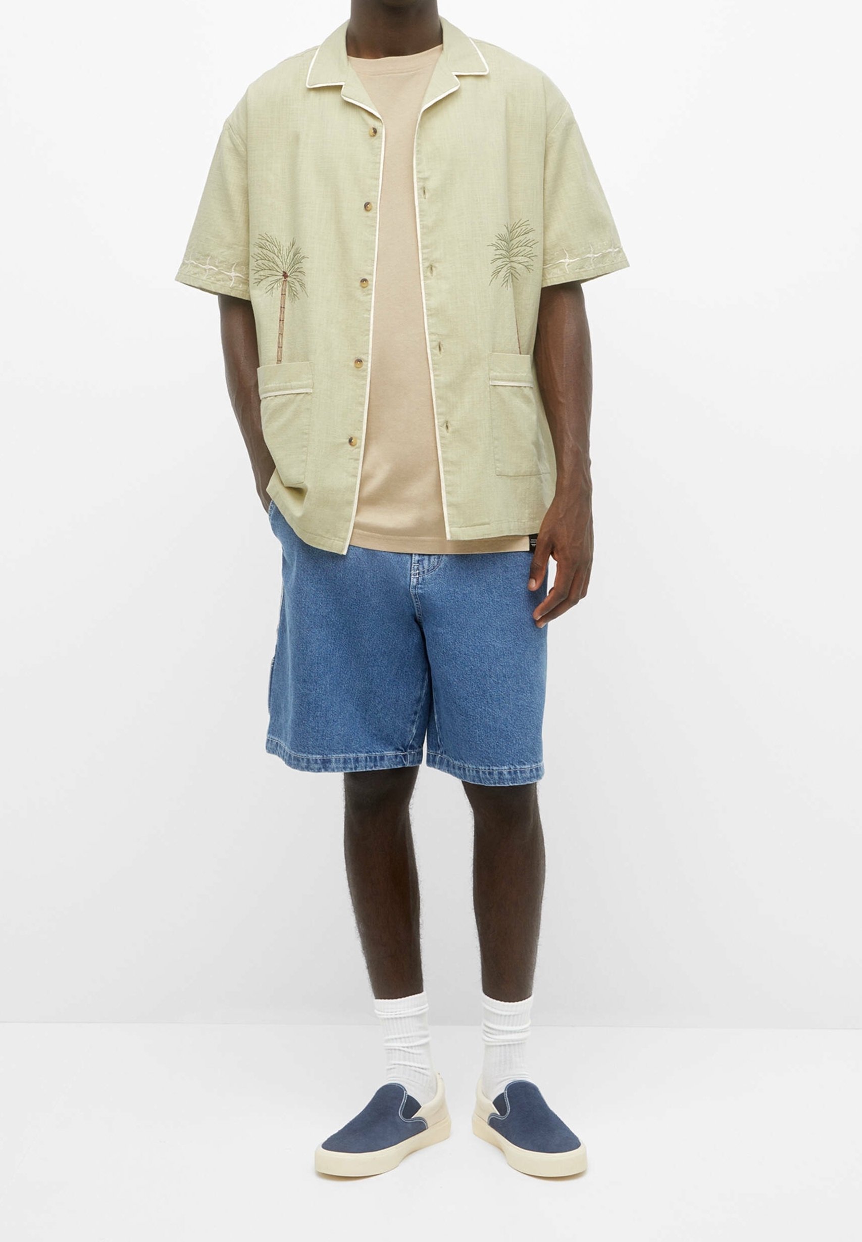 PULL&BEAR shirt - lichtgroen