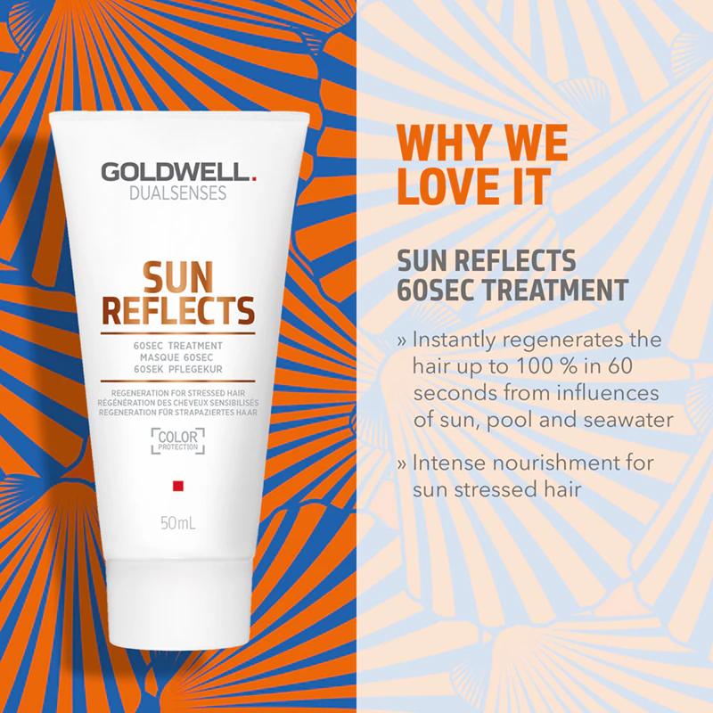 Kit de viagem Goldwell Dualsenses Sun Reflects para cabelos expostos ao sol