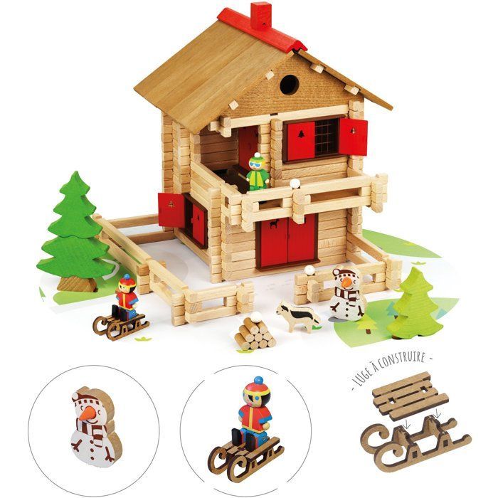 JEUJURA - Construction en bois - Le grand chalet d'alpage - 215 pièces - Dès 5 ans
