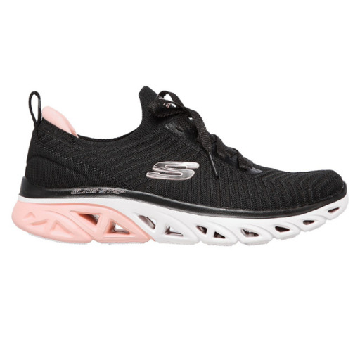 Skechers Glide Step Sport-level Up. Schwarz/Pink. 149553/bkpk.