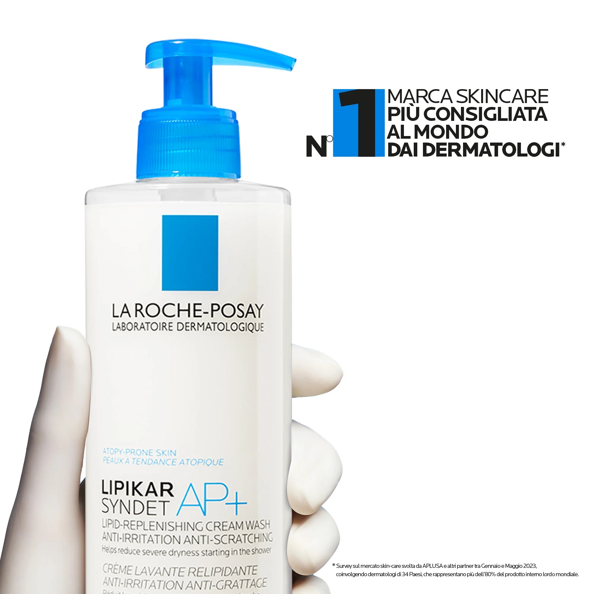 LA ROCHE POSAY La Roche Posay Lipikar Syndet AP+ 400 ml Verzachtende Reinigende Bodycrème